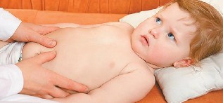 pain in the back and lower part of the abdomen in children